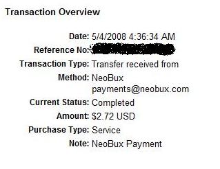 neobux1 - first payment from neobux