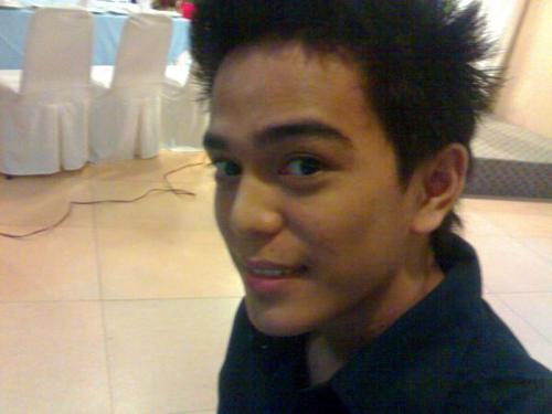 only me..!! - my picture. this picture taken on my friend's debut party in Castle Peak Hotel.