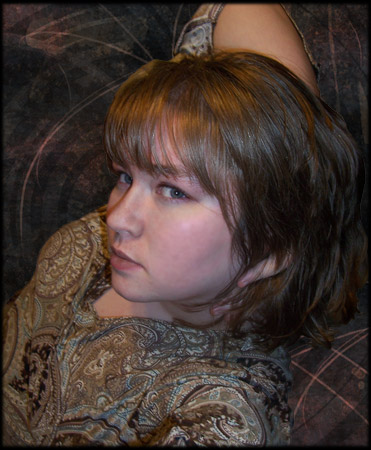 Just Me - Me with short hair. I edited the background in PhotoShop CS2.