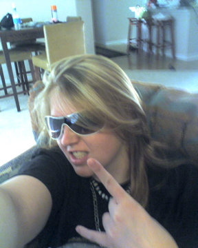 Me - This is me with my new hair cut messing around taking pictures