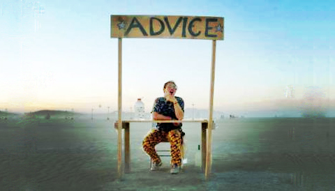 advice - men giving advice there