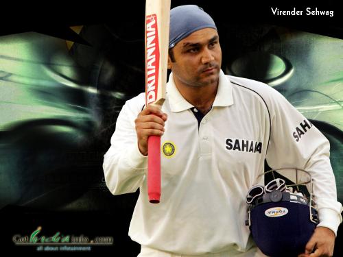 Sehwag - Here is Virendar Sehwag for uuuu