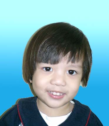 my son - some says he looks like a girl LOL!