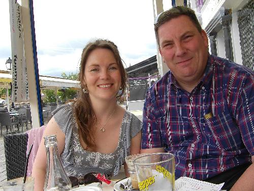 Me and my daughter Michelle - This was taken in Amiens, France in 2008