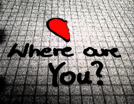 love - half a heart waiting for the other one to respond
