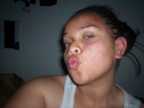 me just being goofy - what do you want me to say ok i was at my ex's house playing with his camera