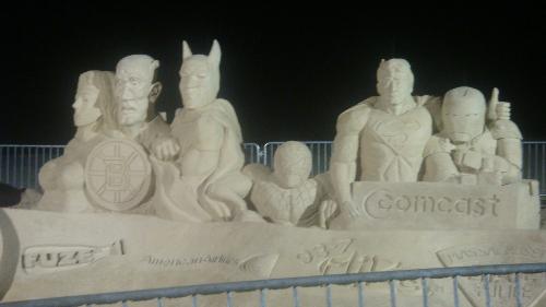 justice league sand - sand contest