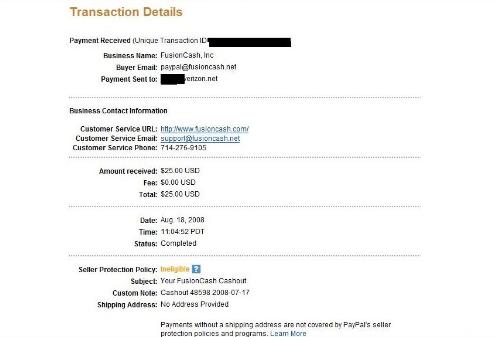 My first payment from FusionCash! - Hey guys this is a payment proof from Fusion Cash!