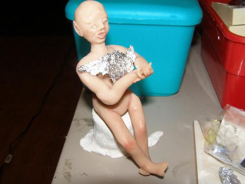 Miera getting finished - she still has things to get done on her.