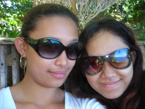 my bestfriend paula - we were just happy being together through bad times and goodtimes... chill out my friend...