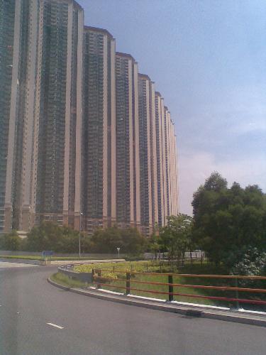 Tung Chung - This is in Hong Kong. The condominiums you can see in the picture are collectively called as Carribean Coast. This area in Hong Kong is located near the International Airport. This was taken September 2007.