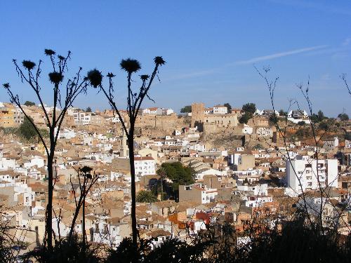Overview of Buñol - A view of buñol, a small town near valencia, spain