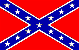 Cofederate Battle Flag - Picture of the confederate battle flag.