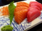 sashimi - picture of tuna and salmon sashimi