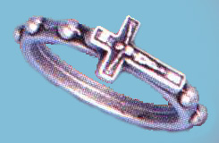 Rosary Ring - This is a ten beads rosary ring...