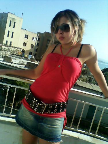 That's me  - just me sandra on the balcony