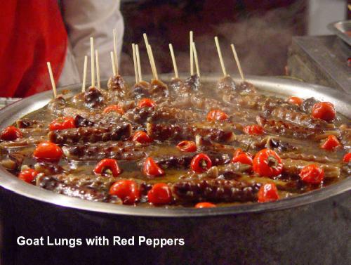 Olympics 2008 Food-Goat lungs with red peppers - Olympics in Beijing 2008 Food-Goat lungs with red peppers