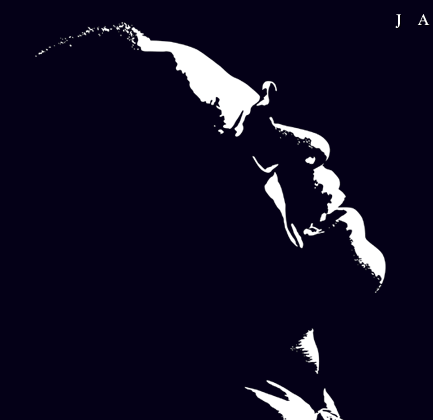 A better layout of a CD cover IMHO - This ones also shows the silhouette of the person's face. But the play of colors and the highlights makes for a more dramatic feel of the subject.