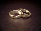 rings - Two gold rings symbolizing the union of marriage