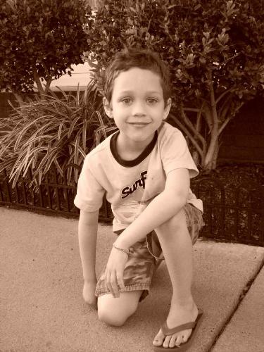 Noah...See He's fine - This is a photo of my youngest, Noah.