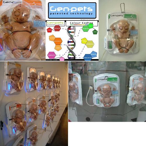 Genpets  - Say Hello to the all New Genpets from Bio.Genica
The Genpets are Pre-Packaged, Bioengineered pets implemented today.
That’s right, Genpets are not toys or robots. They are living, breathing genetic animals.