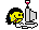 Smiley on Computer - smiley girl on computer