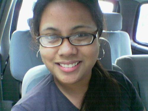 sholay - this is my recent photo, taken inside our car ;)