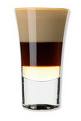 irish coffe shot - anyone ever taken a coffe shot? nice shot of irish coffe served on a tequila shot glass.
