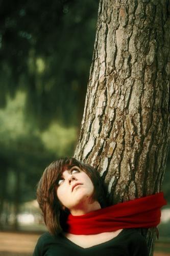 Thinking - a girl deep thinking
