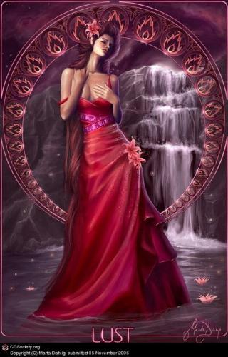 one of the 7 deadly sins - lust one of the 7 deadly sins