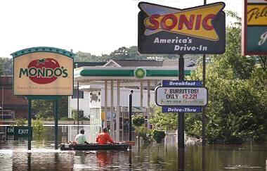 Mondo's, my favorite restaurant :( - Mondo's Tomato Pie Restaurant in Coralville Iowa. Destroyed during the June 2008 flood.