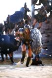 starting out a fight - brad pitt in troy movie as achilles