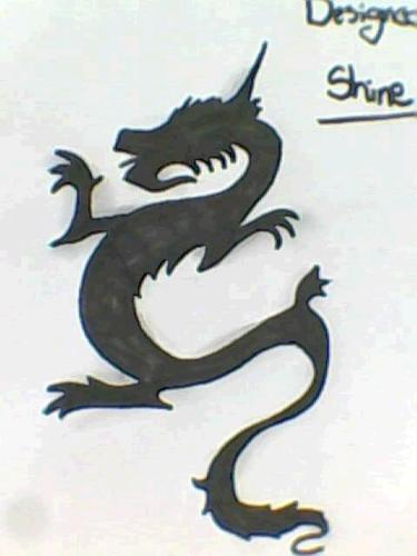 dragon - This is a sketch made by my chatmate.
