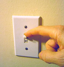 Switch off - Switch off one electrical item for 10 minutes now!