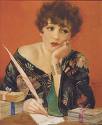 write - Woman Writing Letter