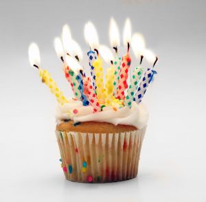 Birthday cake - happy birthday cake with candles