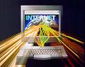 Internet Blast - An amazingly edited photo of the Internet World, jumping out of a CRT monitor.