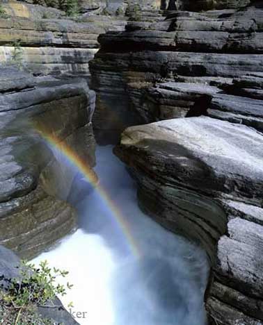 Cascade..... - look at the rainbow ... this picture is taken somwhere in european country..