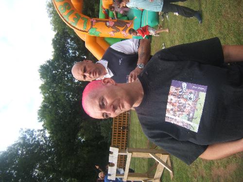 Wendie after having had her head shaved and spraye - Wendie after having had her head shaved and sprayed pink Wendie after having had her head shaved and spraye - Wendie after having had her head shaved and sprayed pink