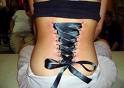 lowerback piercing - Here you go guys, another pic of a nice lower back piercing, i like these...they are very artistic!