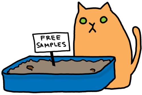 free samples - free samples in kitty litter box
