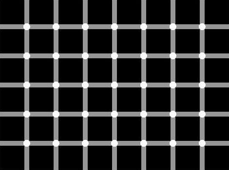 Illusion - Just try counting the little black balls and see how many of them u have in the end... 