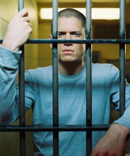 Michael Schofield - Michael Schofield locked up in his cell at Fox River Prison
