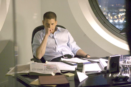 Michael Schofield - Michael Schofield at his place of work thinking about his Master plan on breaking his innocent brother out of Prison.