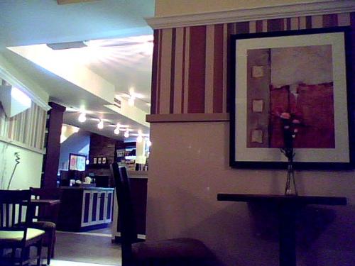 Cafe - Here is a picture of the Second Cup in Guelph, from the back room where I like to sit with my computer. It's a really neat little place, and I absolutely love it.