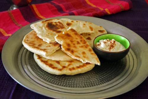 Naan - Indian flat bread called 'naan'.