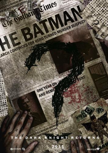 A Very good fake Batman 3 Poster - This is a fake Batman 3 poster, a very good fake batman poster. What do you think and what if we see the riddler in the next movie.