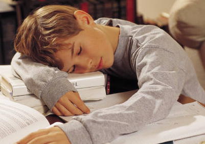 ohh god ..........look tiered with books - so tiered from his study :)
