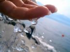 Life - hand with waters, describing how life as a water