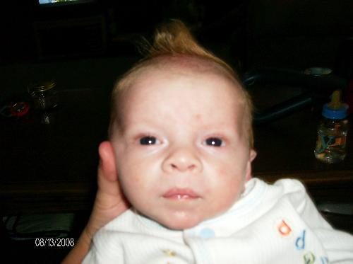 My new baby Wyatte - This is a picture of my new son born 7/3/08. Isn't he cute?